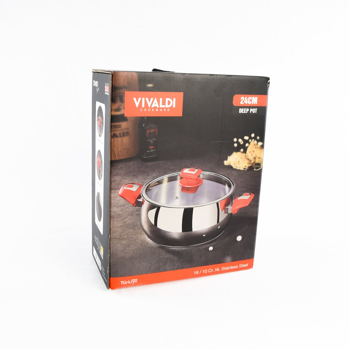 طنجرة اينوكس بغطاء زجاجي Marmite avec couvercle en verre – Image 5