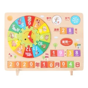 Tableau éducatif en bois pour enfants