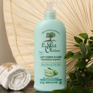 Lait De Corps Hydratation Express Aloe Vera & Thé Vert – Le Petit Olivier
