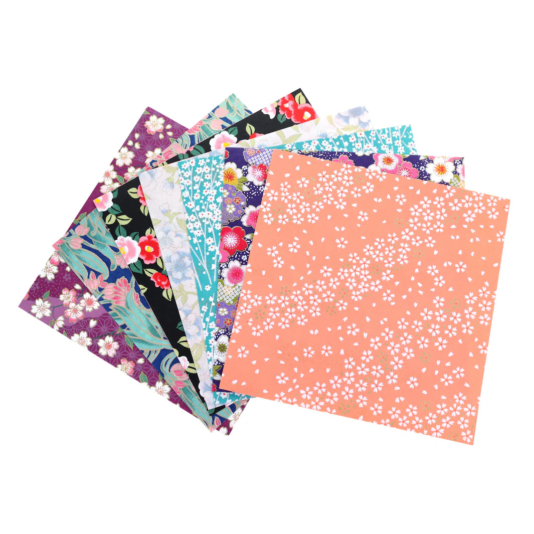 20 Papiers Origami - 15 x 15 cm - Les Fleuris – Image 4
