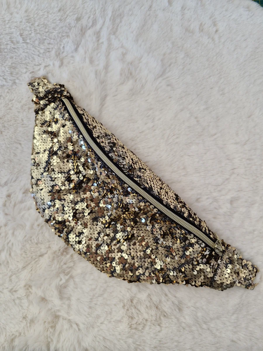 Sac Banane Pailleté en Sequins : Idéal pour Briller en Soirée "DISCO" – Image 6