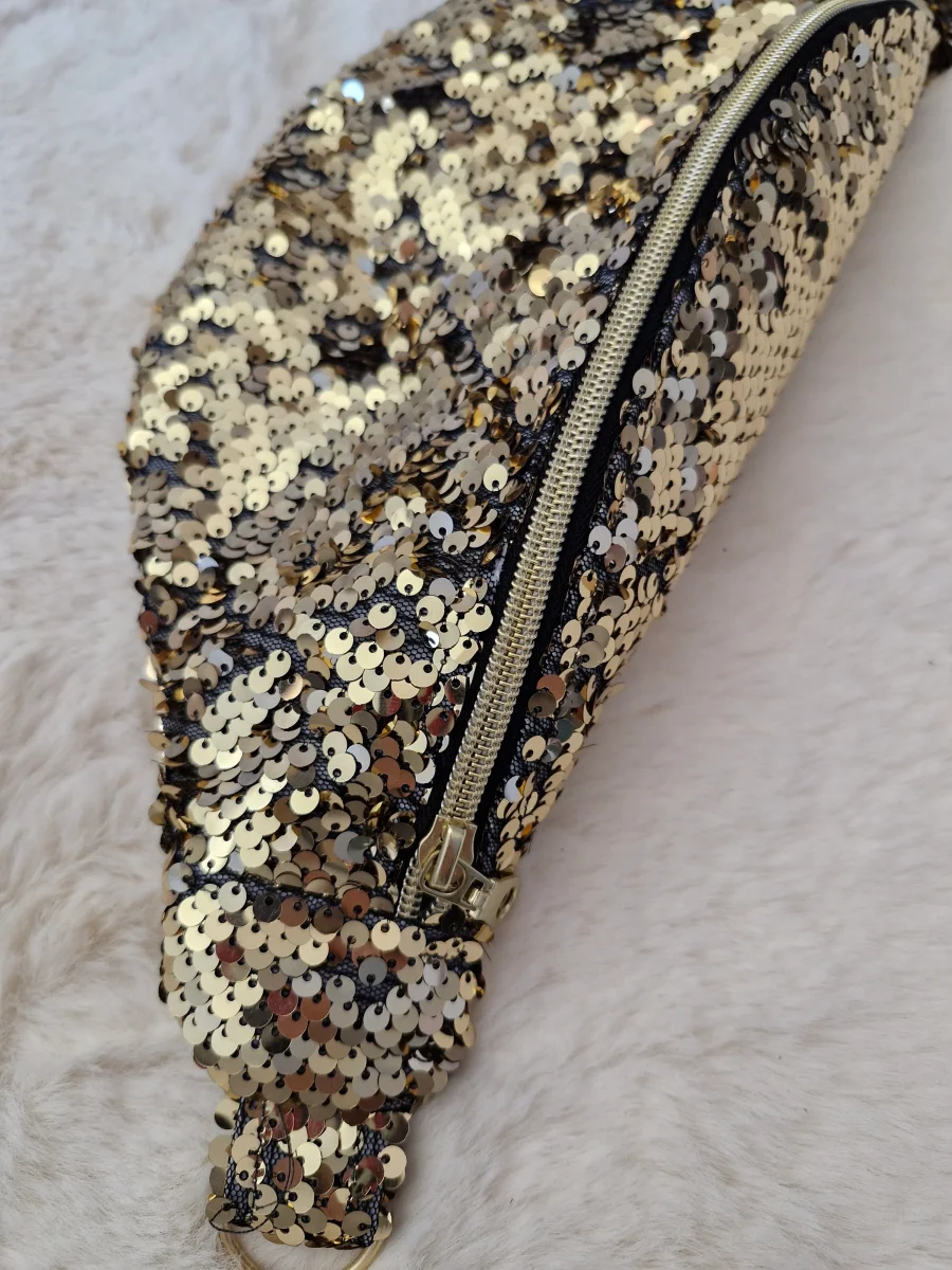 Sac Banane Pailleté en Sequins : Idéal pour Briller en Soirée "DISCO" – Image 5