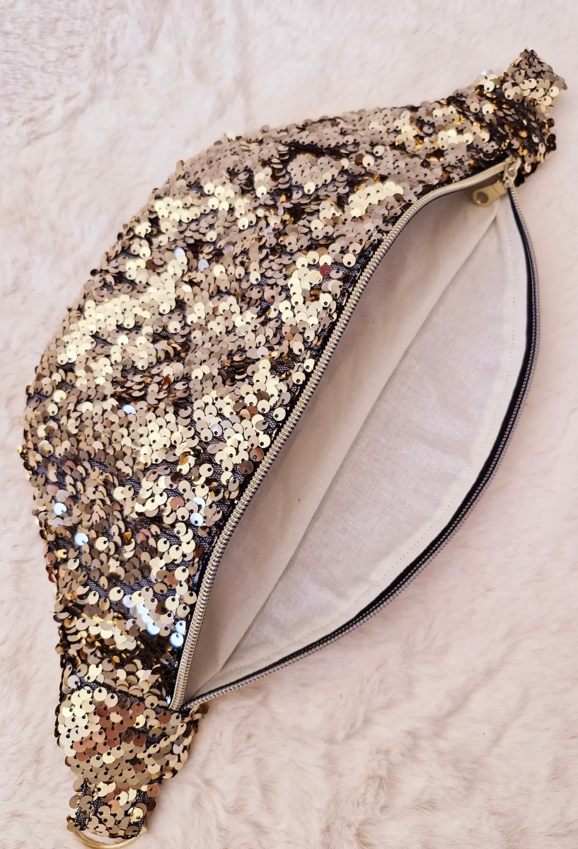 Sac Banane Pailleté en Sequins : Idéal pour Briller en Soirée "DISCO" – Image 4