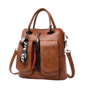 Sac à dos carré cuir