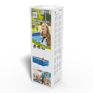 Intex Piscine Tubulaire Métal Frame