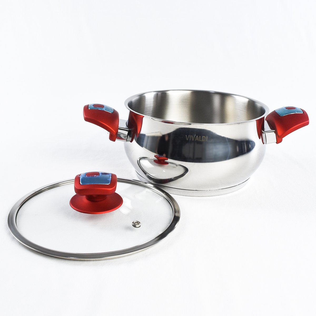 طنجرة عميقة بغطاء زجاجي Marmite profond avec couvercle en verre – Image 2