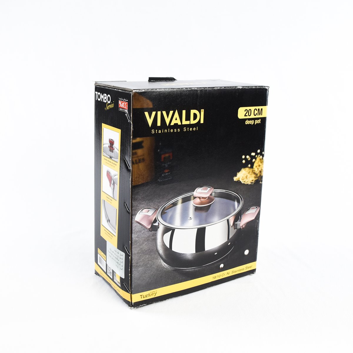 طنجرة عميقة بغطاء زجاجي Marmite profond avec couvercle en verre – Image 5