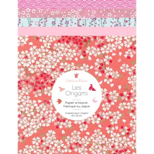 5 Papiers Origami - 20 x 20 cm - Candy