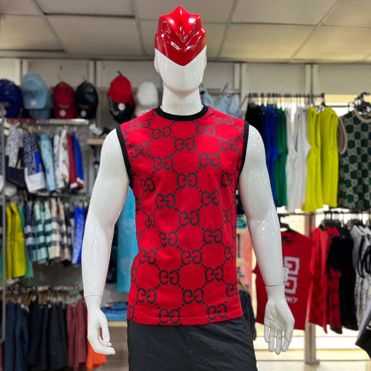 قميص رجالي من دون أكمام Débardeur Homme Motif GG – Image 3