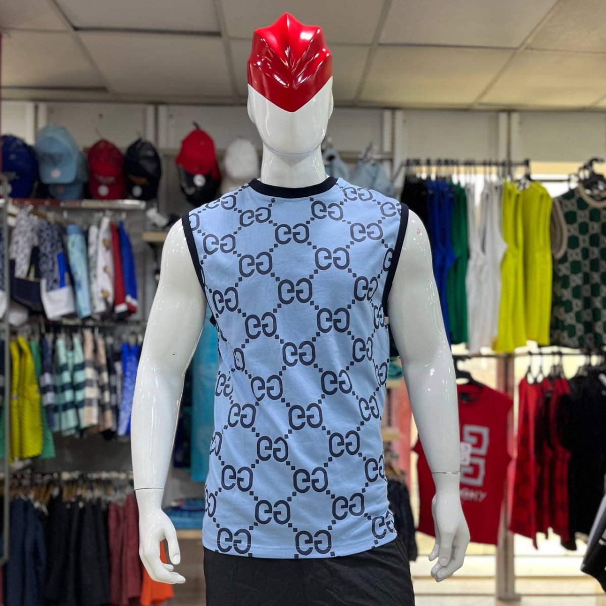 قميص رجالي من دون أكمام Débardeur Homme Motif GG – Image 4