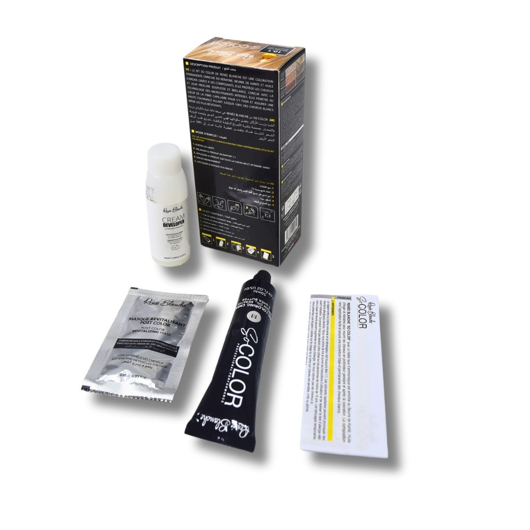 Kit So Color Teinture N9.0 Renee Blanche – Image 3