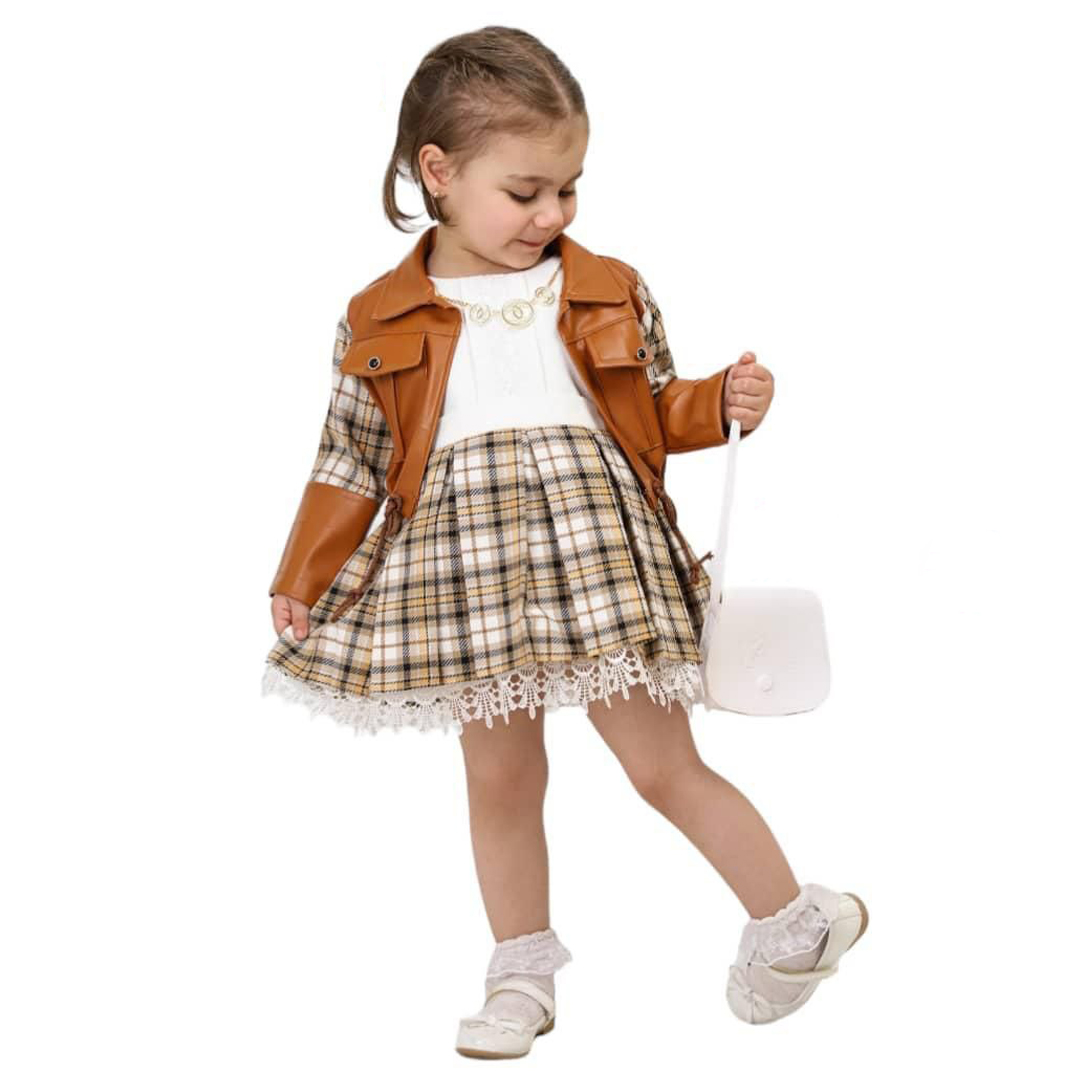 فستان البنات للأميرات الصغيرات Robe fillette nouveau modèle – Image 3