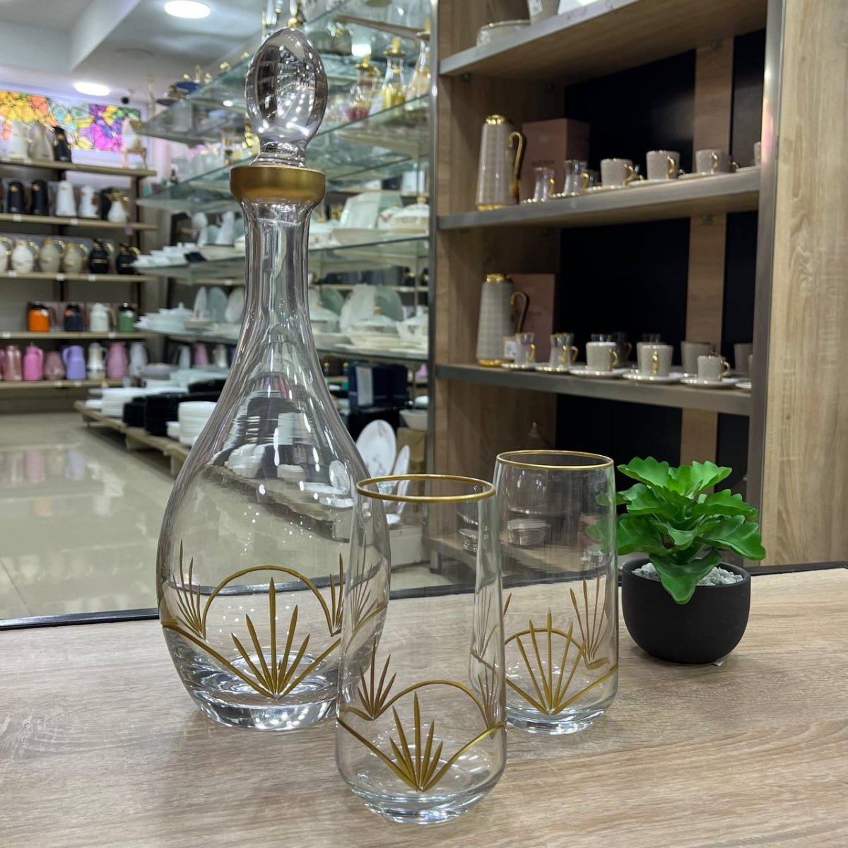 طقم كؤوس لتقديم المشروبات Service à Eau Carafe et Verres – Image 2