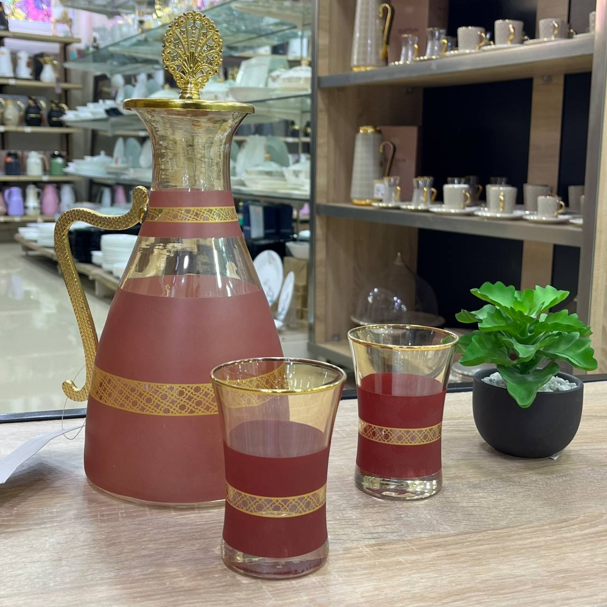 طقم كؤوس لتقديم المشروبات Service à Eau Carafe et Verres – Image 5