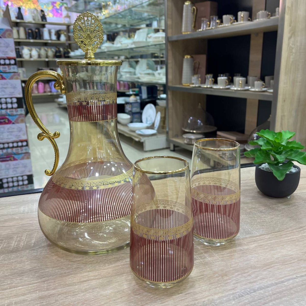 طقم كؤوس لتقديم المشروبات Service à Eau Carafe et Verres – Image 3