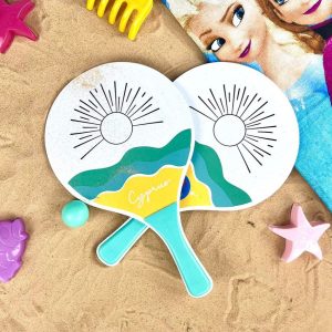 مجموعة مضارب الشاطئ  Jeu de Raquettes de Plage