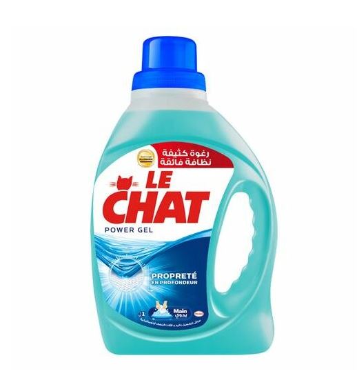 LE CHAT LAVE LINGE 1L POWER GEL BLEU – Image 2