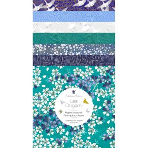7 Papiers Origami - 15 x 15 cm - Aokakesu - Z5