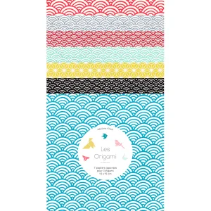 7 Papiers Origami - 15 x 15 cm - Koinobori - W4