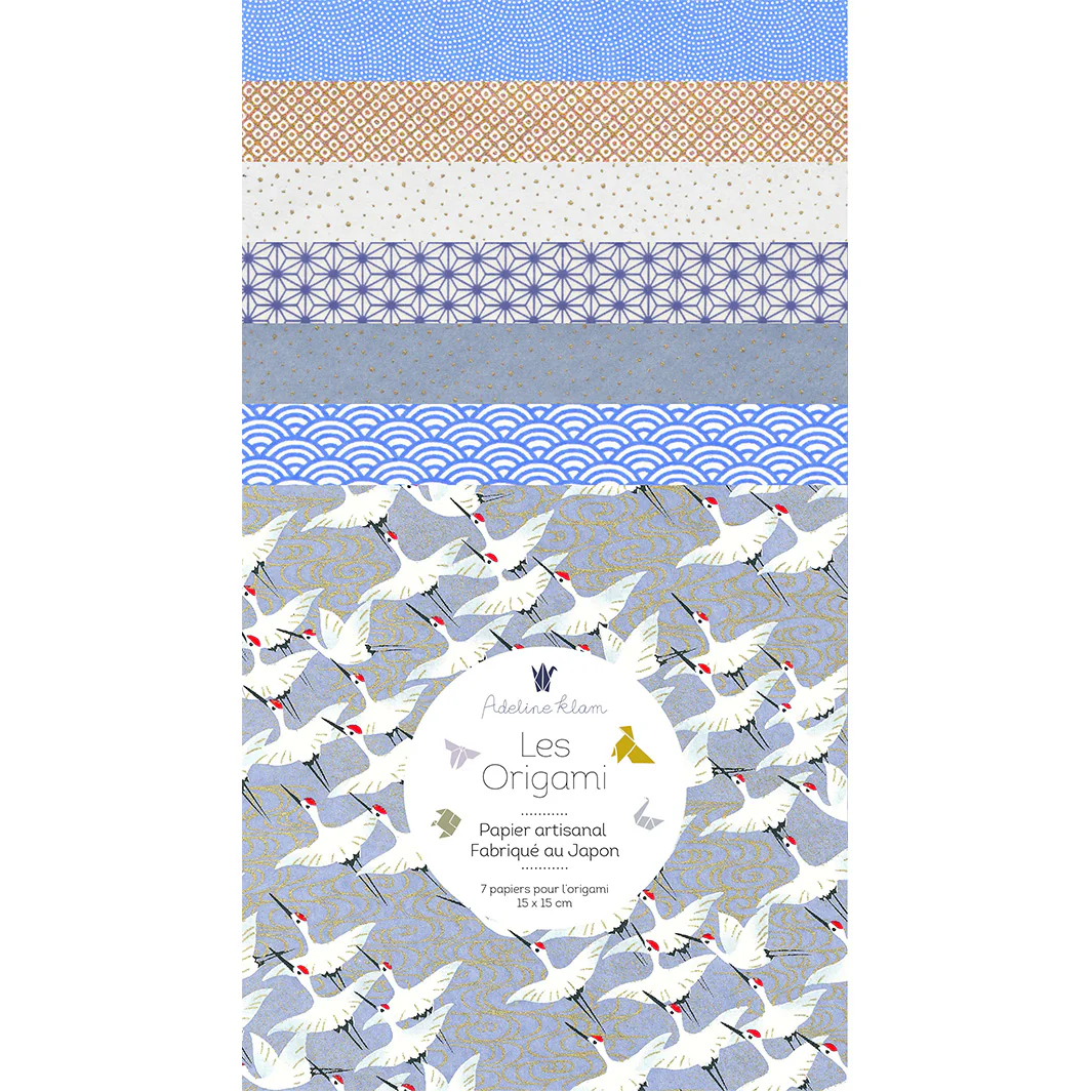 7 Papiers Origami - 15 x 15 cm - Antarctique - F3