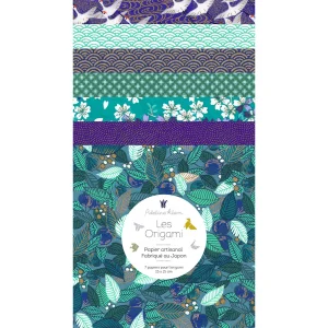 7 Papiers Origami - 15 x 15 cm - Paon - Z4