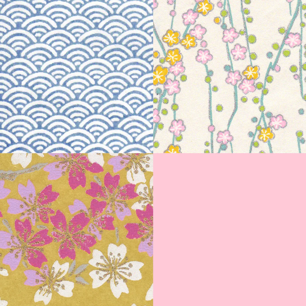 80 Papiers Origami - 6 x 6 cm - Onna No Ko – Image 4