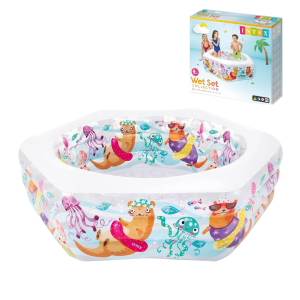 حوض سباحة مميز للأطفال piscine gonflable aquatique Intex