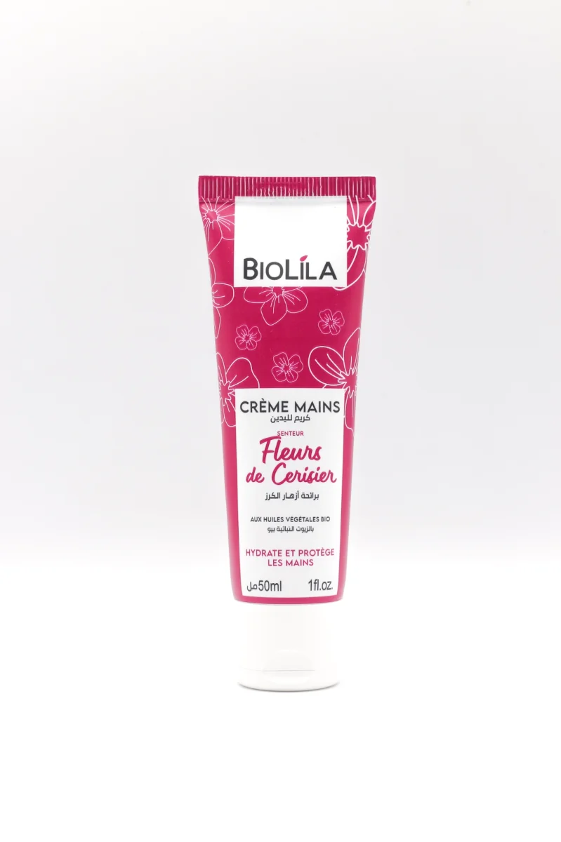 BIOLILA Crème mains fleurs de cerisier 50Ml