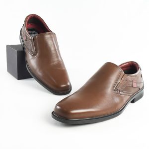 حـذاء مـريـح وأنـيـق للـرجال CHAUSSURE CONFORT CUIR MARRON