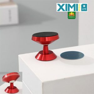 MAGNETIC CAR-MOUNTED CELL PHONE HOLDER 367 (RED)