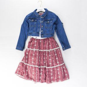 فستان العيد لابنتك الصغيرة  ENSEMBLE ROBE POUR FILLES