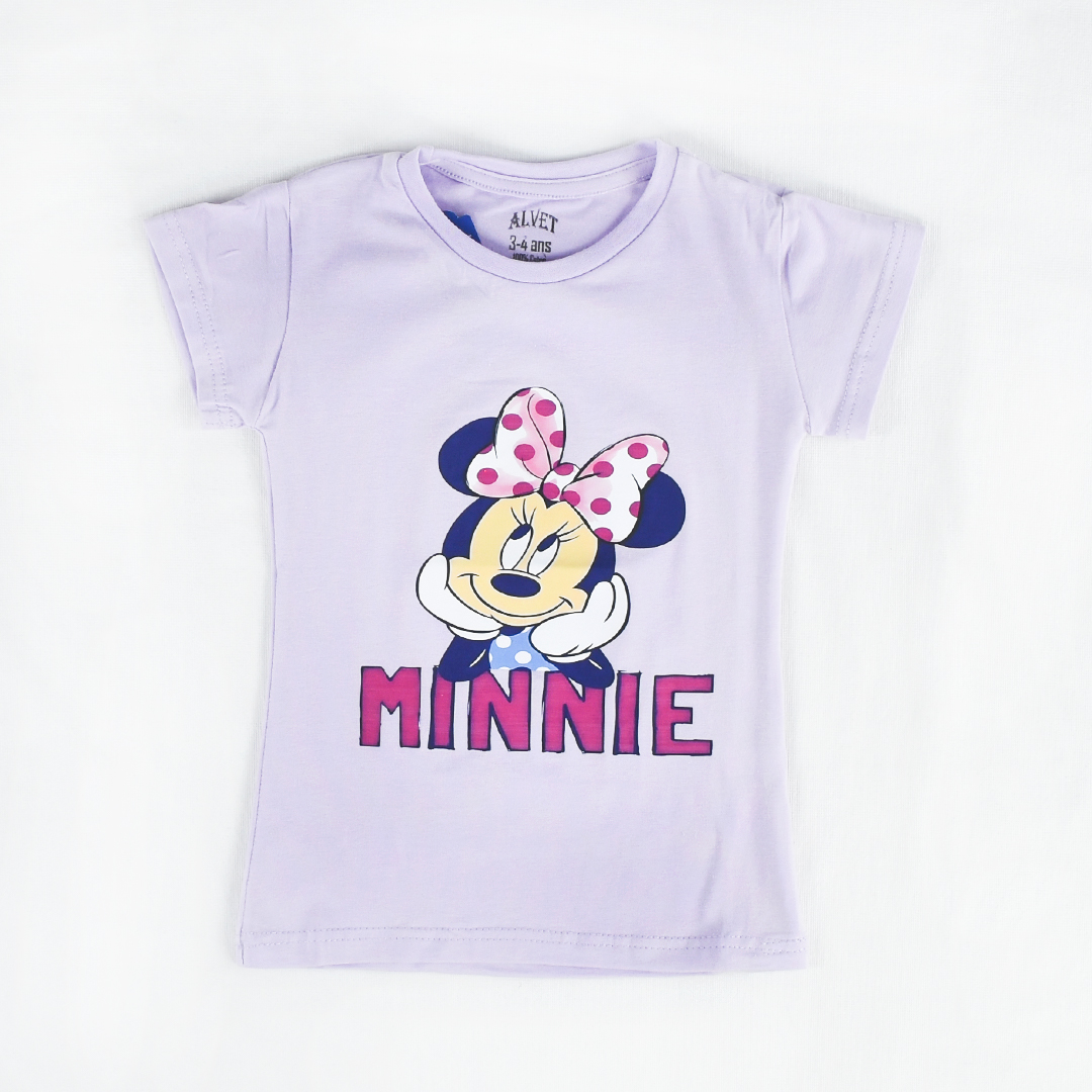 تي-شيرت للبنات بألوان زاهية T-SHIRT couleurs vives pour les FILLES – Image 3