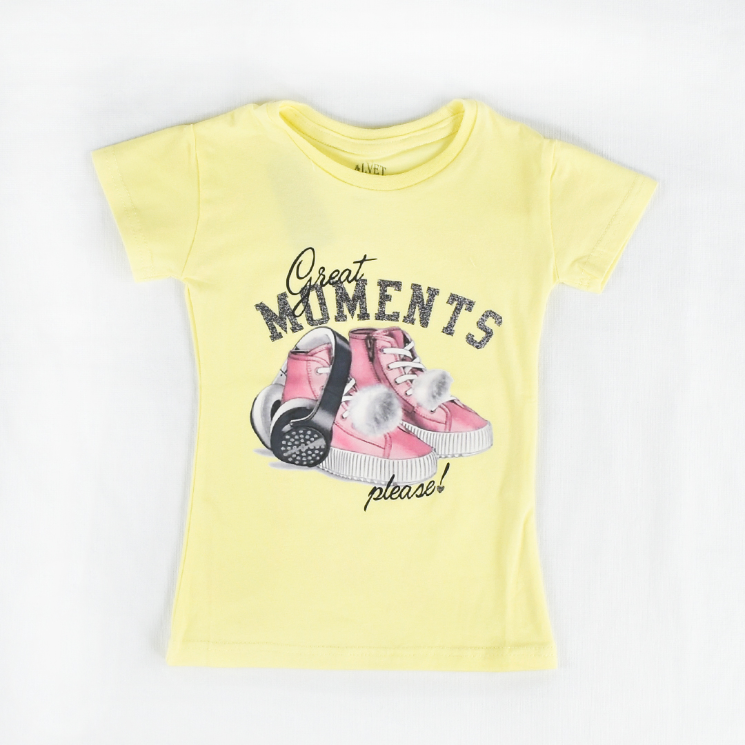 تي-شيرت للبنات بألوان زاهية T-SHIRT couleurs vives pour les FILLES – Image 6