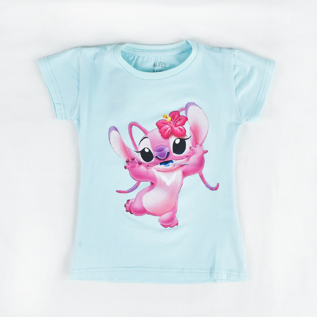 تي-شيرت للبنات بألوان زاهية T-SHIRT couleurs vives pour les FILLES – Image 5