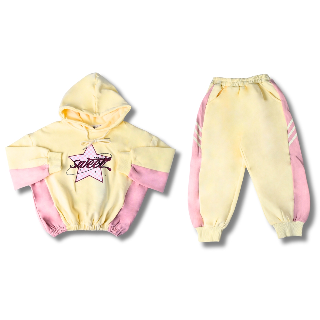 Jogging 2pcs Avec Capuche Pour Fille – Image 4
