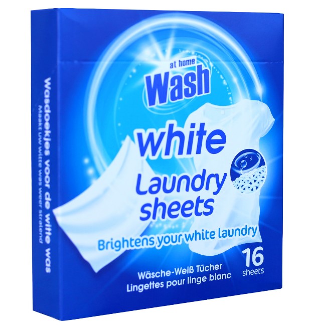 Lingettes blanchissantes pour le linge At Home – Image 4