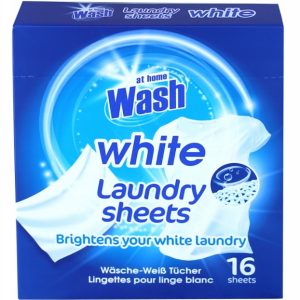 Lingettes blanchissantes pour le linge At Home