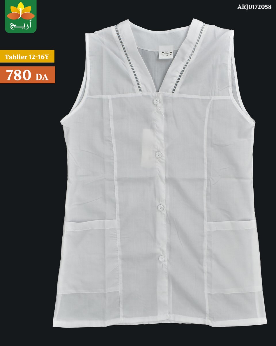 TABLIER blanc – Image 2