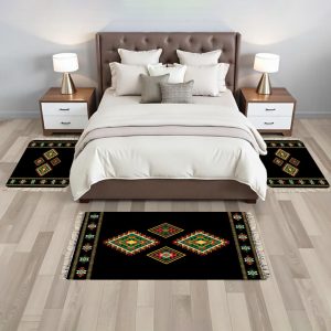 TAPIS DESCENTE DE LIT 3 PIÉCES