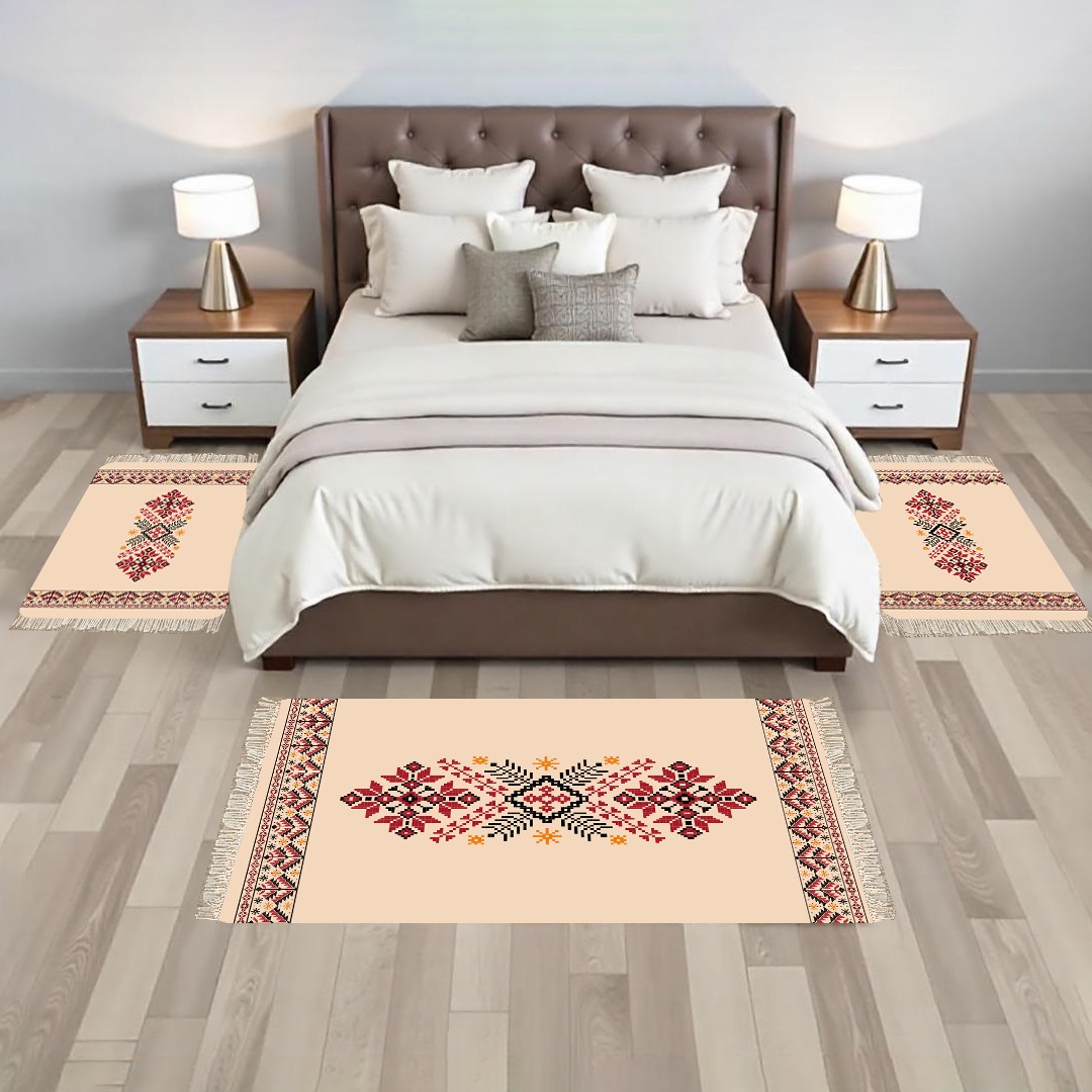 TAPIS DESCENTE DE LIT 3 PIÉCES – Image 4