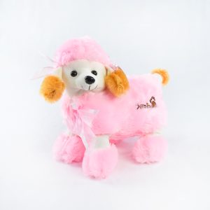 لعبة الكانيش بالقطيفة الوردية Chien Kanish Peluche rose