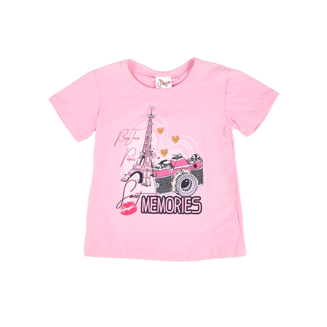 تي-شيرت خفيف وجميل للفتيات T-SHIRT FILLE DEMI MANCHE – Image 4