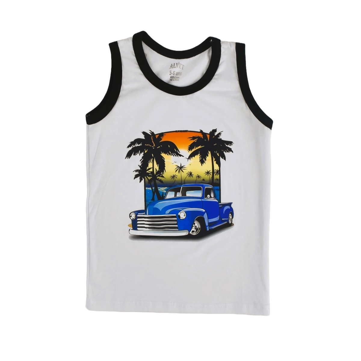 قميص صيفي مميز للأولاد Débardeur Garçon Sérigraphie – Image 4