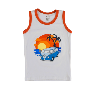 قميص صيفي مميز للأولاد Débardeur Garçon Sérigraphie