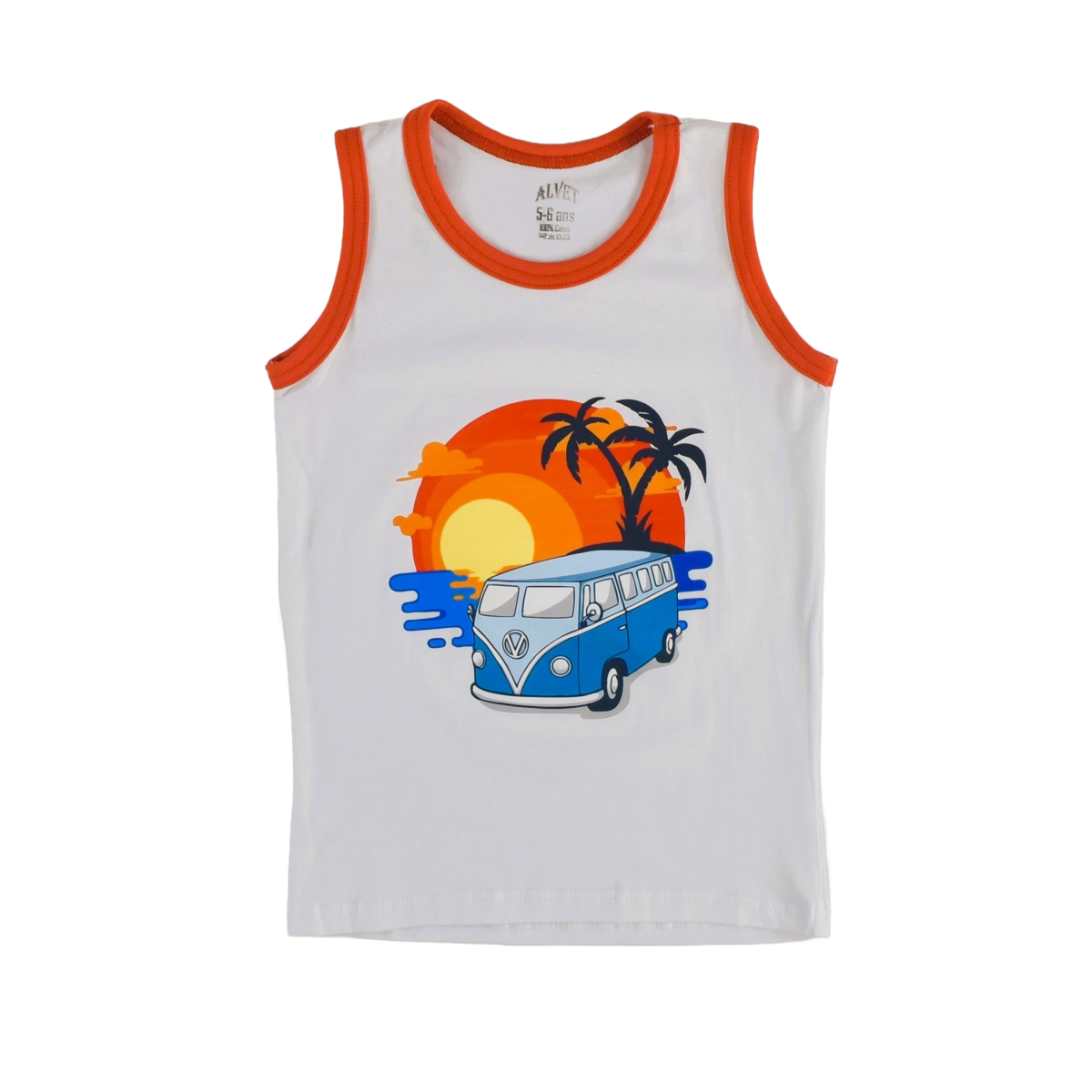 قميص صيفي مميز للأولاد Débardeur Garçon Sérigraphie – Image 2