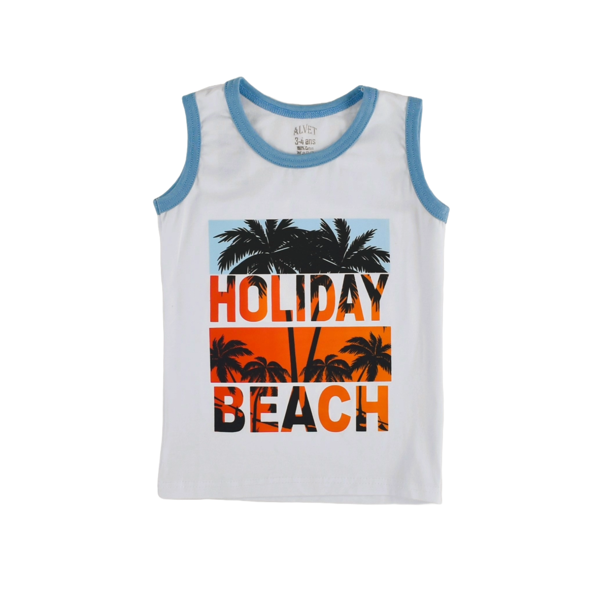 قميص صيفي مميز للأولاد Débardeur Garçon Sérigraphie – Image 3