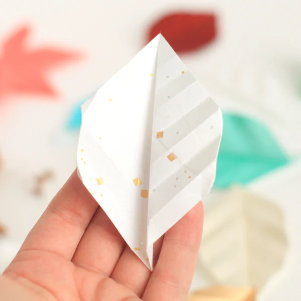 10 Papiers Origami Unis Blanc - 25x25 cm – Image 3