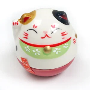 Koro Rin Maneki-Neko / Vert et Rose