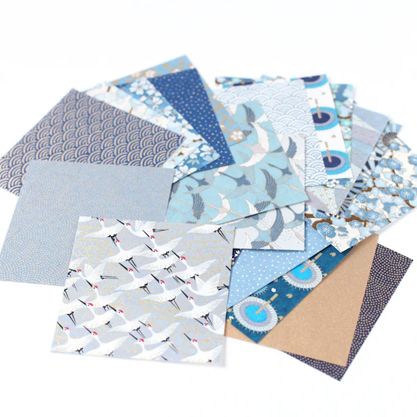 20 Papiers Origami - 10 x 10 cm - Océan – Image 3