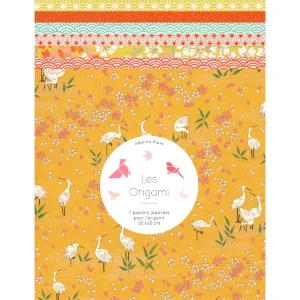 7 Papiers Origami - 20 x 20 cm - Rizière - A2